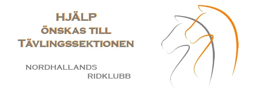 HJÄLP! VI BEHÖVER FLER FUNKTIONÄRER TILL TÄVLING