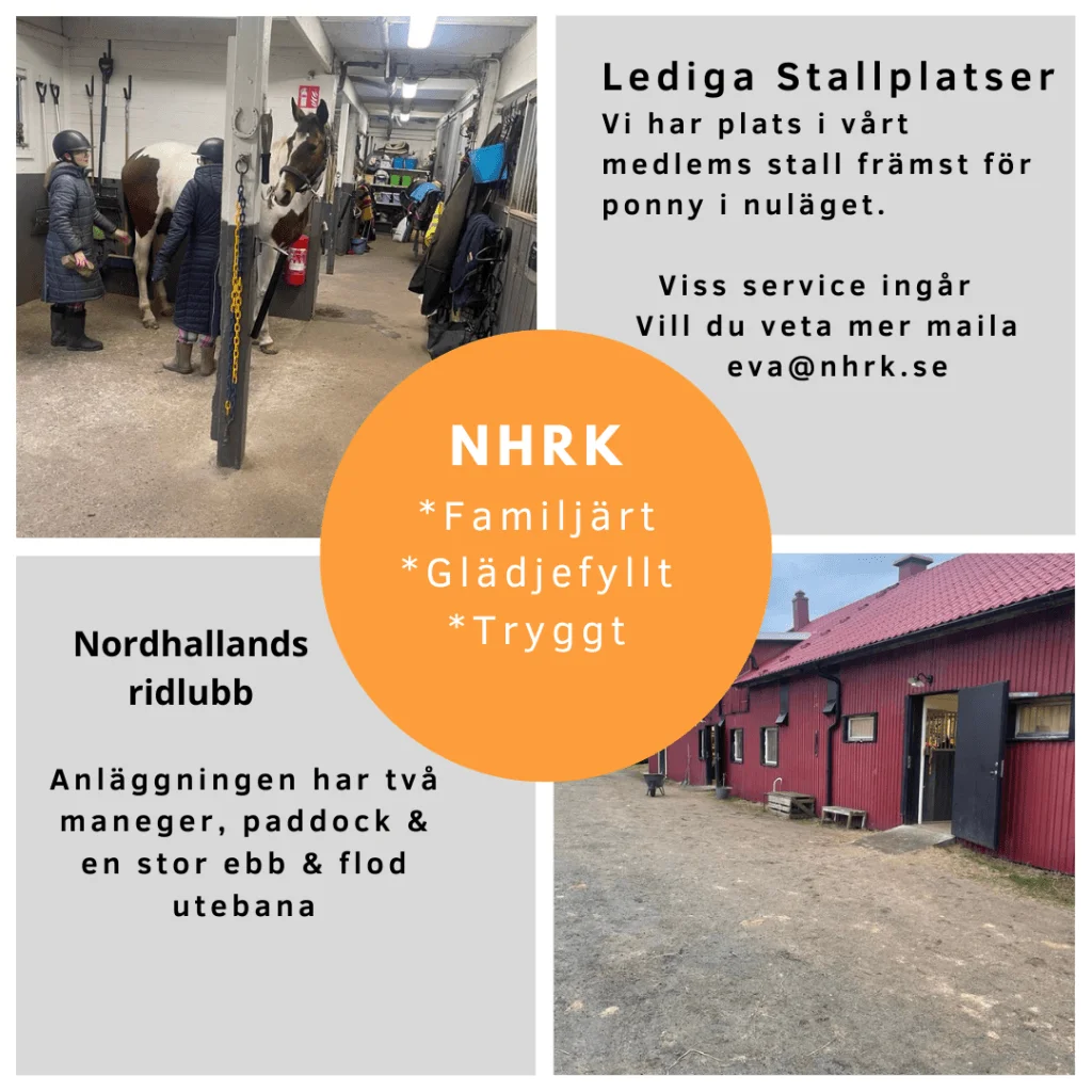 Ni missat väl inte att NHRK har ledig stallplats!