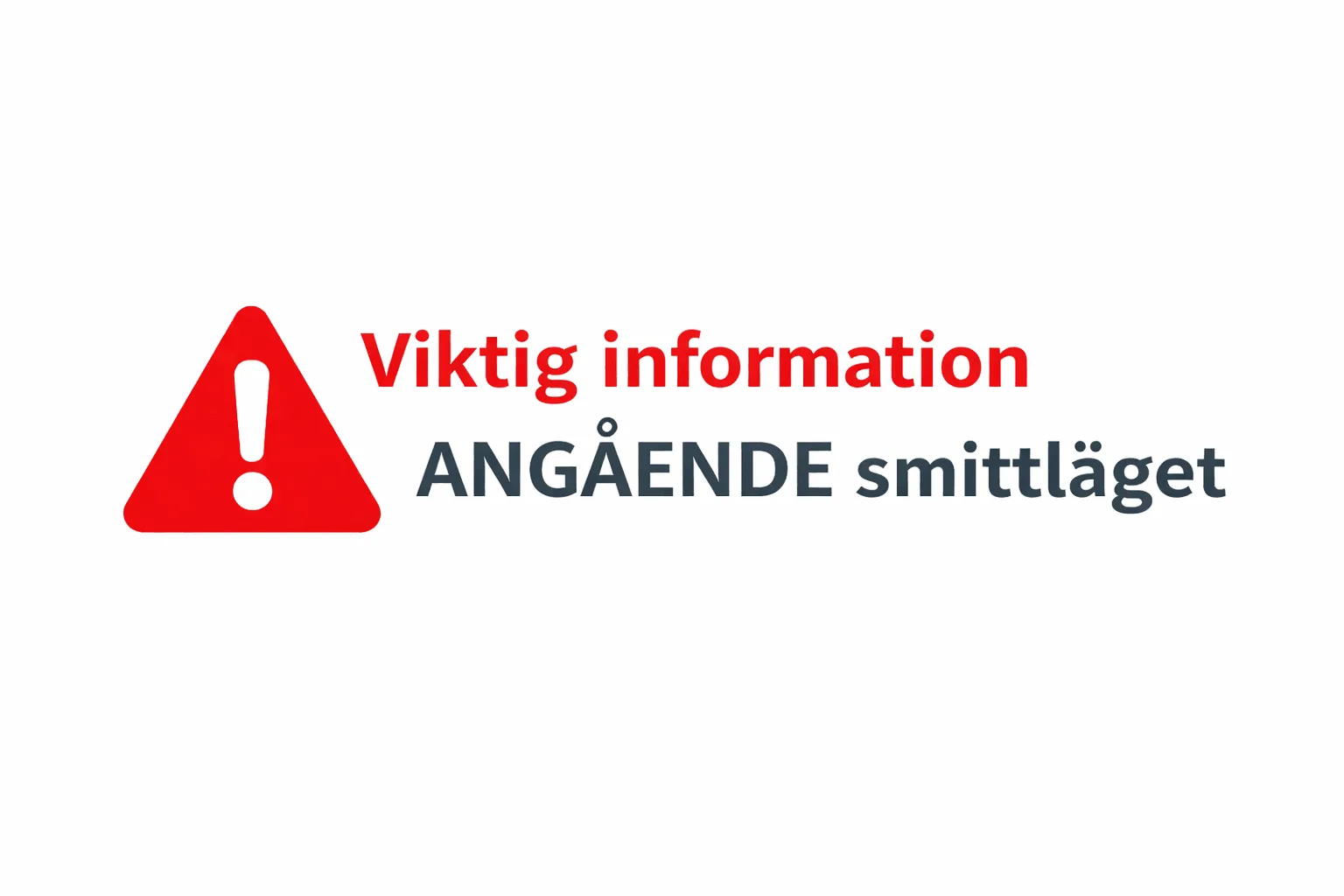 PÅMINNELSE SMITTSKYDD