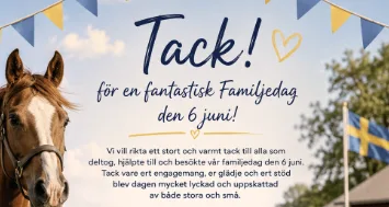 TACK FÖR EN FANTASTISK FAMILJEDAG DEN 6 JUNI!